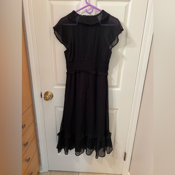Old Navy Waist-Defined Flutter-Sleeve Midi Dress Size Medium NWT - Picture 8 of 10